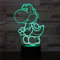 LED-Lampe „Yoshi - Super Mario“ mit Farbwechsel, USB, Nachtlicht und Dekoration