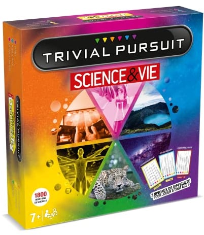 Winning Moves Trivial Pursuit Science 7 Jahre + – Kartenspiel für Kinder Wissenschaft – Quiz-Spiel – Reisespiel – Lernkarten – Quiz-Spiele