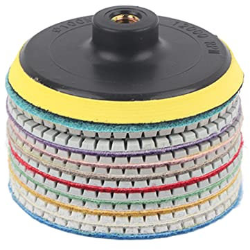 Mola abrasiva, utensile da taglio a disco per smerigliatrice a tazza rotonda da 100 mm, utensili per gioielli a disco piatto rivestito con ruota abrasiva per gioielli in ceramica di roccia di vetro