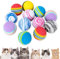 12 Stück Katzenspielzeug Bälle, Interaktives Kätzchen Spielzeug Regenbogen Katzenbälle,Bunte Schaumstoffbälle für Haustier, Katze, Kätzchen,Trainingssport, Indoor Outdoor Aktivität, Vergnügungspark(A)