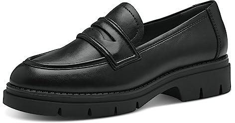 Tamaris Damen Slipper Vegan; Black MATT/schwarz; 39 EU