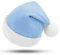 KONVINIT Blau Weihnachtsmütze für Baby Nikolausmütze Kleinkind Warm und Gemütlich Gestrickte Weihnachtsmann Mütze Santa Clause Mütze Kinder Grün,blue 90