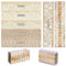 PH PandaHall 90 Stück Seifenverpackungspapier 9 Stil Spitzen-Seifenpapier-Etikettenverpackung Etikett Etiketten Ärmel Abdeckungen Band Für Handgemachte Seife Lotion Bars Bad, 21x5cm