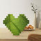 Baustein Puzzle Herzförmige Bausteine Baum Blatt Textur Venen Puzzles Block Puzzle für Erwachsene 3D Micro Bausteine für Wohnkultur Ziegel Set