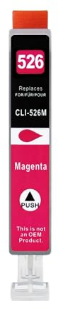 1 XXL Druckerpatrone kompatibel zu CLI-526 M Magenta für Canon PIXMA IP4850 IP4950 IX6550 MG5150 MG5250 MG5350 MG6150 MG6250 MG8150 MG8250 MX715 MX885 MX895