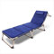Klappbett, Einzelbett, Liege, Liege für Büro, Nickerchen und Camping, Belastung 150 kg, Länge 193 cm, Freizeit-Sofa, Stuhl für Strand, Sonnenliege
