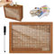 Spardose aus Holz, Wiederverwendbare Spardose, Sparschwein mit Marker, Sparbox mit Zahlen ankreuzen, mit Acrylplatten, für Hilft Erwachsene und Kindern Die Gewohnheit Zum Sparen (2000€)