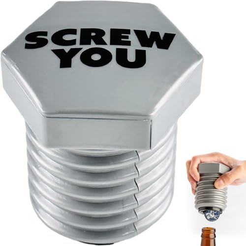 Personalisiert Automatischer Flaschenöffner/Kapselheber mit Magnet, Schrauben Zum Öffnen von Kronkorken-Flaschen, Push&Pull,Bier öffner Spezial Geschenkidee für Papa, Mann, Freund & Opa