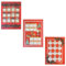 Home Tresor Strofinacci Cucina Natalizi con Calendario 2025 Set di Asciugamani Cucina Natale Canovacci Asciughini 50x70 cm, Fantasie Assortite Set 3 Pezzi