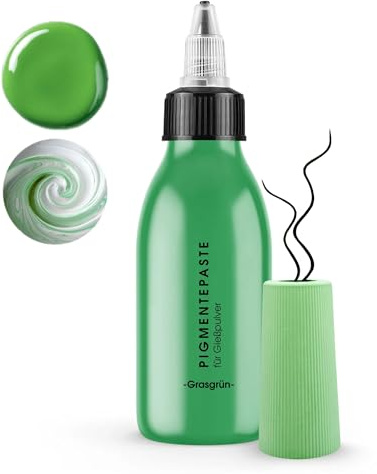 Kala Art Farbpigmente für Gießpulver - 150ml (Grasgrün) für Bastelgips - Abtönfarbe für Bastelbeton, Reliefgießpulver & Modelliermasse - Zubehör zum Gips gießen Deiner kreativen Projekte