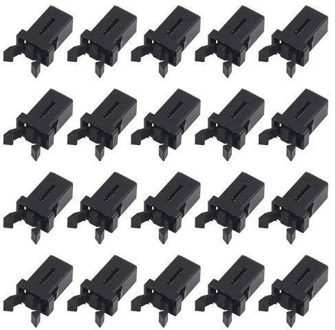 Lot de 20 clips universels pour couvercle de poubelle Brabantia, Curver, lot de loquet flexible pour déchets de cuisine, conteneurs de rangement, porte-lunettes