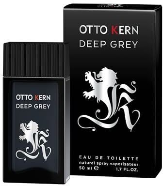 Otto Kern® Deep Grey I Eau de Toieltte - elegant - orientalisch - intensiv - verkörpert Sinnlichkeit und Maskulinität I 50ml Natural Spray Vaporisateur