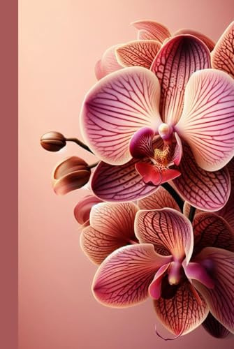 Orchid Journal: Lined hardcover notebook for woman, teenagers and flower lovers