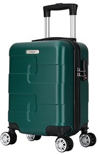 TROLLEY ADC Kabinenkoffer Flugzeug 40x30x20 cm mit abnehmbaren Rollen – Ryanair Handgepäck – Underseat Koffer