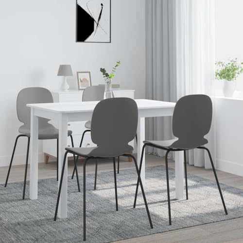 Solivagant Esstisch Weiß 114x71x75 cm Massivholz Gummibaum, Möbel,Tische,Esstische, 20 kg-247362