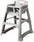 Getue Rubbermaid Commercial Platinum Sturdy Chair Youth Seat Without Wheels, 23.5-Inch Length, 23.5-Inch Width, 29.75-Inch Height (FG781408PLAT)