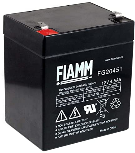 SLA Fiamm FG20451 Sealed Lead Acid Battery