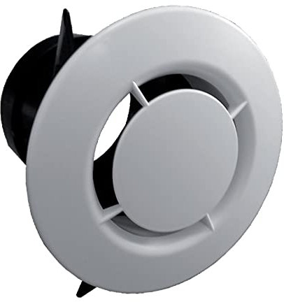 bouche extraction fixe en plastique diamètre 125mm série bocp