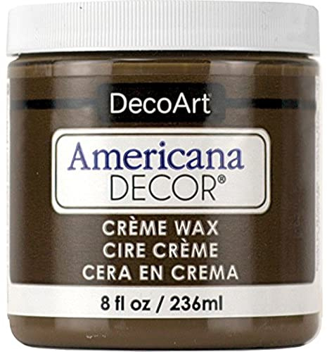 Deco Art Americana Decor Creme Wax 8 Oz-Deep Brown