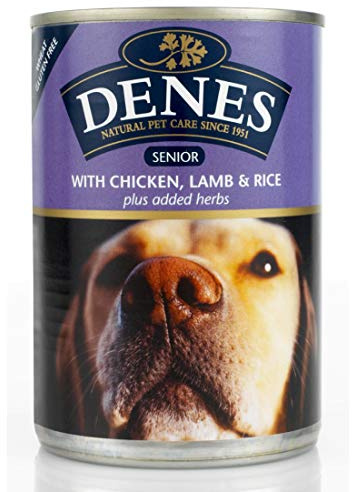 Denes Complete Senior Wet Dog Food Chicken Lamb and Rice, 12 x 400 g