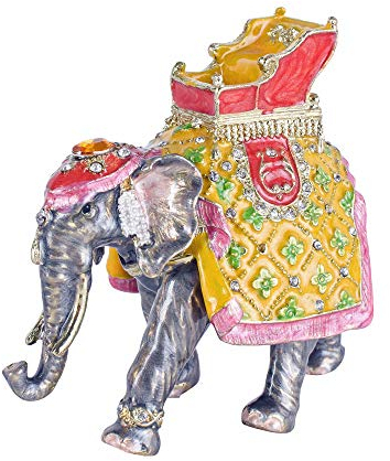 Pillendose Elefant Schmuckdose Deckeldose Faberge Dose Box Schmuckschatulle cl203 Palazzo Exklusiv