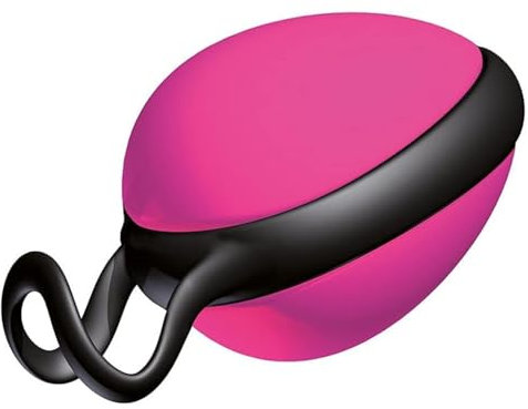 JOYDIVISION Joyballs Secret Single - Liebeskugel Pink I Vaginalkugel für Beckenbodenfitness I Lustkugel aus Silikomed/TPE I Kompatibel mit wasser- & silikonbasierten Gleitmitteln