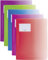 Brunnen Fact! Hefter aus PP-Kunststoff, A4, 24 x 34 cm, mit Farbverlauf, halbtransparent Confezione da 5 Ladys Edition