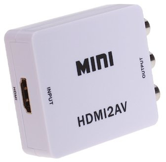 Aukson B13C HDMI zu AV CVBS Konverter – 1080P HDMI auf 3 RCA Composite Video Audio Adapter mit USB Stromversorgung, kompatibel mit TV, Monitor, DVD, PS3, PC, PAL, NTSC, VCR, VHS