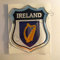 All3dstickers Aufkleber Wappen Irland Relief 3D-Emblem Irland Harz Vinyl