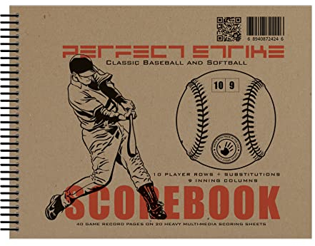 Perfect Strike Baseball-Punktebuch mit Regeln und Punkteanleitungen: Robustes Punkteheft Ideal für Baseball und Softball (1 Buch)