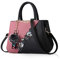 NICOLE & DORIS 2025 Mode Handtaschen für Frauen Umhängetasche Damen Tragetaschen Shopper Elegant Schultertasche PU Leder Tasche Rosa b