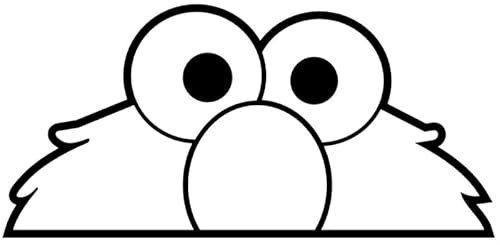 Decus Shop ELMO XXL 1278 (schwarz) // Sticker OEM JDM Style Aufkleber