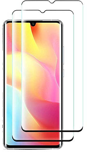 iGlobalmarket [2 Unidades] Protector de Pantalla compatible para Xiaomi Mi Note 10 Lite Curvo, Cristal Templado, sin burbujas, Alta Definicion, 9H Dureza, Resistente a Arañazos