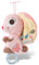 NICI 46580 Aufzieh 2D Hase Hopsali 18cm ab 0+ Monaten für Jungen & Mädchen – Spieluhr Baby – Einschlaf-Hilfe für Babys & Säuglinge – Ideal für Bett, Kinderwagen & Wiege – Schuberts Wiegenlied, pink