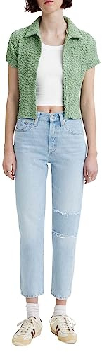 Levi's Women's 501 Crop Jeans, Cheer Camp, 28W / 26L