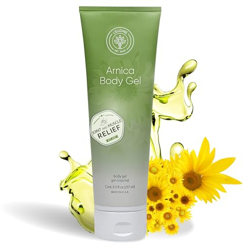 L’EUDINE Arnica Gel with Arnica Montana Extract – Cooling & Refreshing Topical Gel – Lightweight, Non-Greasy Skin Care for Daily Use – 8 Fl Oz