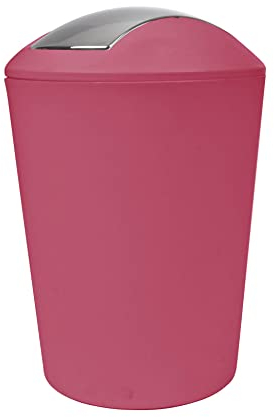 douceur d'intérieur, Poubelle Flic Flac (5.6 L) Vitamine Framboise, Plastique