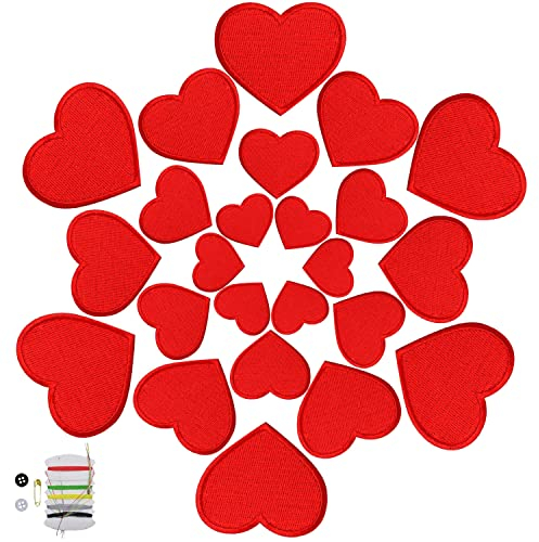 24 Stück Bügelflicken Kinder,Set Aufbügelflicken,Aufnäher Kinder,Zum Aufbügeln für DIY,Applikation Flicken Zum Aufbügeln, Denim Patches,Patch Sticker Kleidung,Jeans Kleidung Patches