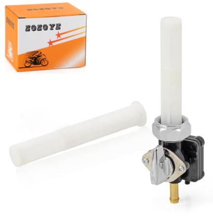 Fuel Valve Petcock 22mm Straight Outlet For Sportster 883 1200 XL883 XL1200 | 62169-95B, 62169-95, For Sportster 883 XL883 XLH883 Sportster 1200 XL1200 XLH1200 1995-2006 VACUUM SYSTEM Petcock