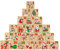 Qeekzeel Adventskalender zum Befüllen 24 Adventskalender Schachteln Schöner 2023 Geschenkbeutel Weihnachtsmotive Adventskalender Boxen(MEHRWEG)