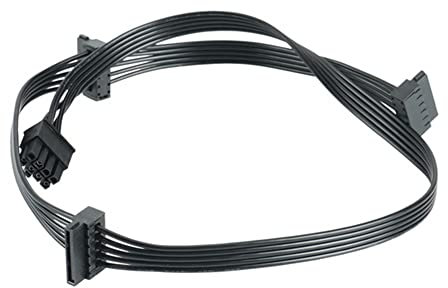 Hundnsney Vklopdsh 8 1 to 3 Puertos SATA Driver Power Supply Cable for CMX1200 CMX1000 CMX800 CMX700 CMX550, 8 to 3 SATA Cable