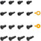Ring Doorbell Screws,16 PCS Replacement Security Screws Spare Screws Accessories Pro Ring Screws Doorbell Spare Parts Compatible with Video Doorbell