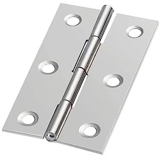 Homoyoyo 20stücke Teiliges Edelstahl Möbel-scharniere Geräuschlos Robust Klappbar Passend Für Schränke Kleiderschränke Küchenschränke Vielseitige Innenbeschläge