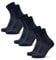 DANISH ENDURANCE Merino Wool Lightweight Anti Blister Hiking Socks, Breathable Trekking Socks, Unisex Adults, 3 Pack, Navy 9-12