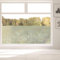 Sichtschutzfolie mit Einer Wilden Blumenwiese, Fensterfolie Fensterdeko Milchglasfolie, 120 cm hoch, 75 cm breit