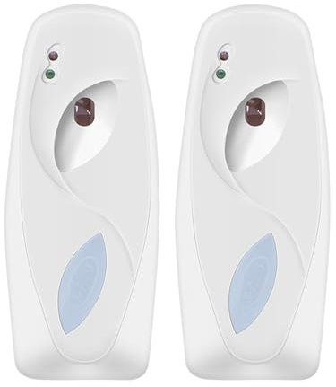 Automatischer Lufterfrischer-Spender, Wandmontage, freistehend, Duftspender, Sprühspender für Badezimmer, Zuhause, Büro, Hotel, Toilette, Gewerbe, 2 Stück