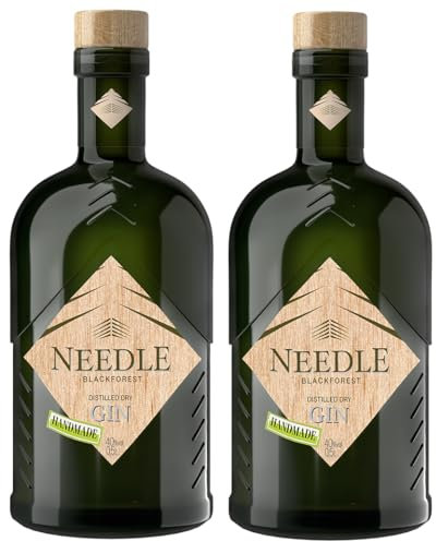 Needle Blackforest Distilled Dry Gin 40% Vol. 2 x 0,5 Liter by Schnapsbaron®