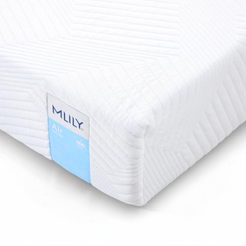 MLILY Matratze Air | IGR Zertifiziert, 160 x 200cm, 2in1 Liegehärten mittel/Fester, kühl/wärmer, ergonomische 7 Zonen AirCell/CoolFlex/BlueFlowSchaum SEAQUAL Oeko-TEX 100, CertiPUR