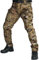 WINKEEY Pantalon Tactique Homme Pantalon de Travail Militaire Randonnée Imperméable Coupe-Vent 8 Poches, Camouflage XL