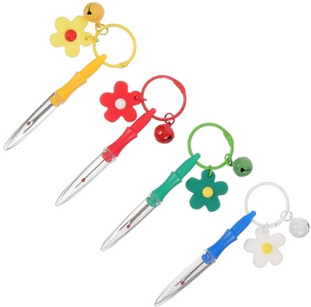 PHENOFICE 4 Pz Taglia Cuciture taglierini Attrezzi Strumento per disfare Cuciture Strumento di smontaggio Sfilacciare unpicker del Filo del Punto Piccolo Portachiavi Taglia asole plastica